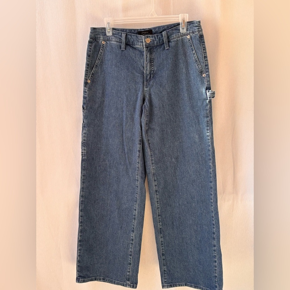 Banana Republic Mid-Rise Straight Fit Carpenter Jeans